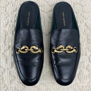 Tory Burch women’s Jessa Backless Loafers. Size 6